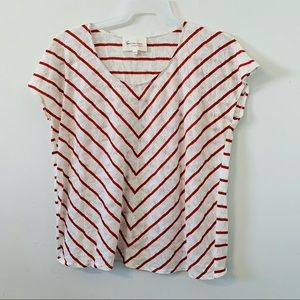 Vince Camuto Striped Top Size XL